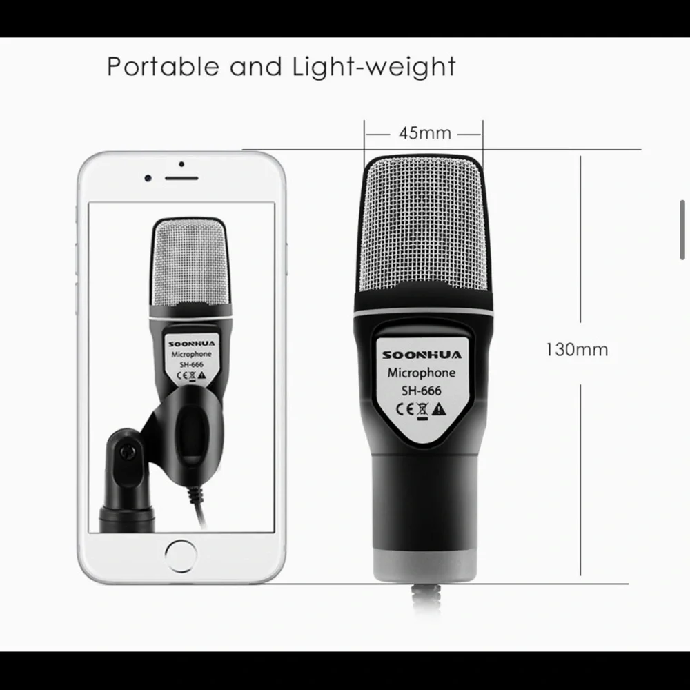 Microphone for PC/COMPUTER Professional Recording Condenser Micro phone